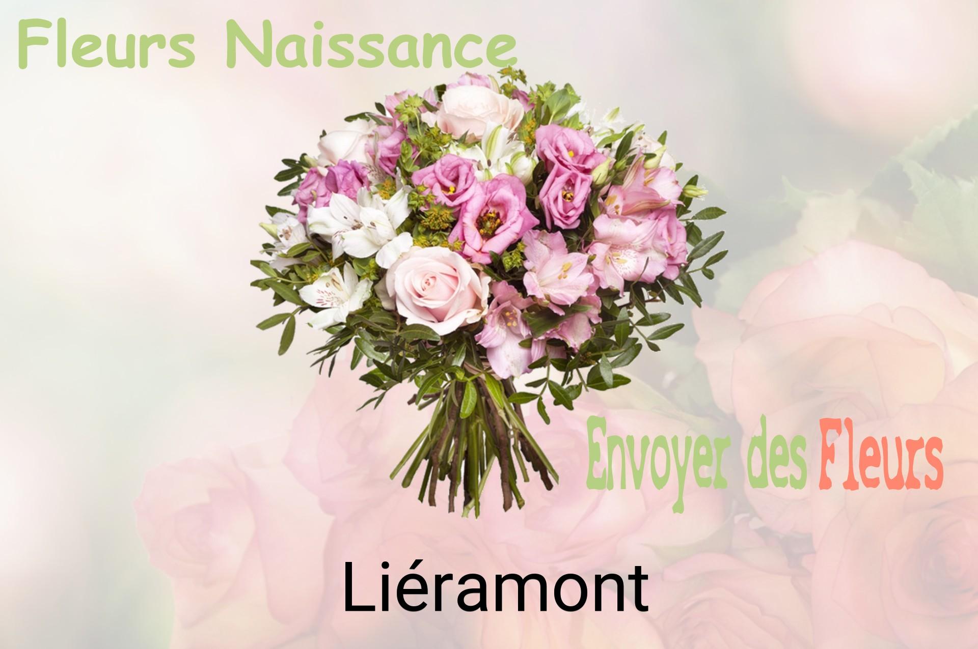 Bouquet de fleurs de naissance livré à Liéramont