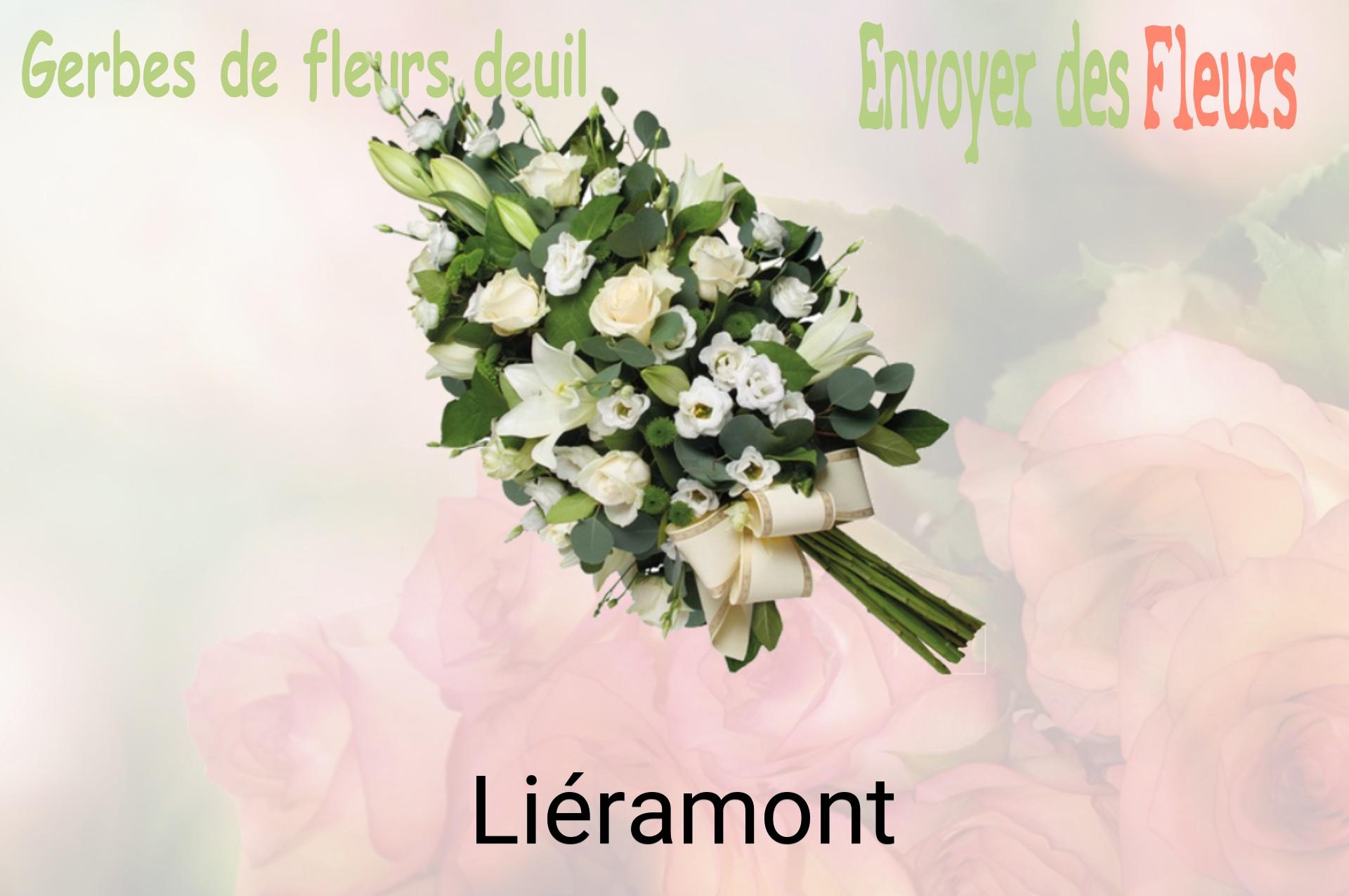 Gerbe de fleurs de deuil livrée à Liéramont